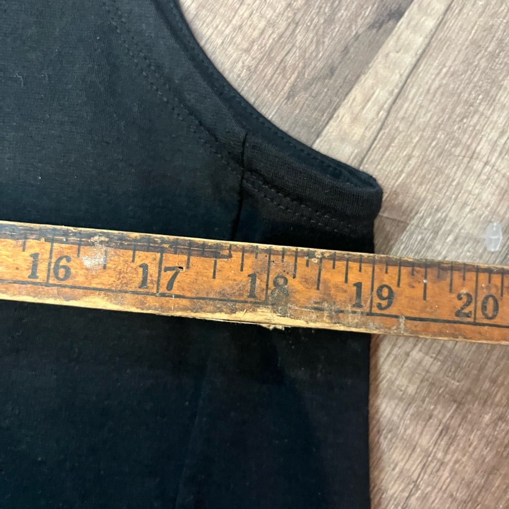 Eileen Fisher Cotton Blend Ponte Zip Up Black Dress Women's Large - Picture 4 of 8
